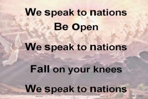 WE SPEAK TO NATIONS - lyrics