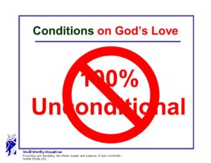 LOVE NOT 100% UNCONDITIONAL